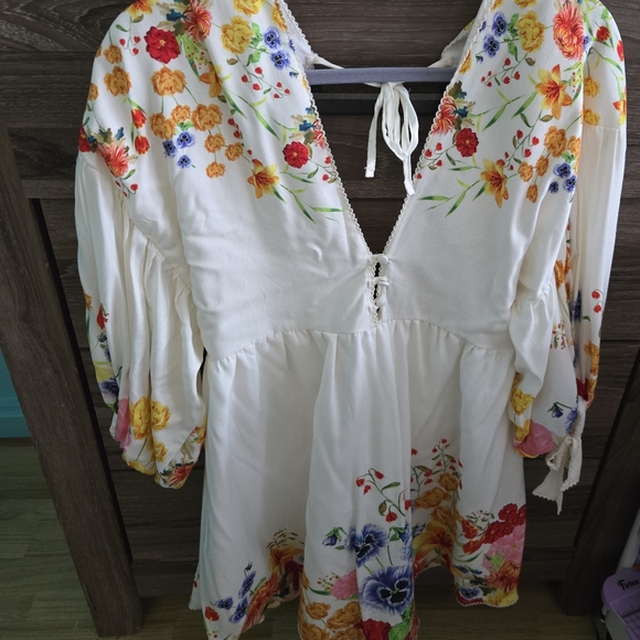 Agua Bendita Alex Bouk Dress Size L - Picture 2 of 5